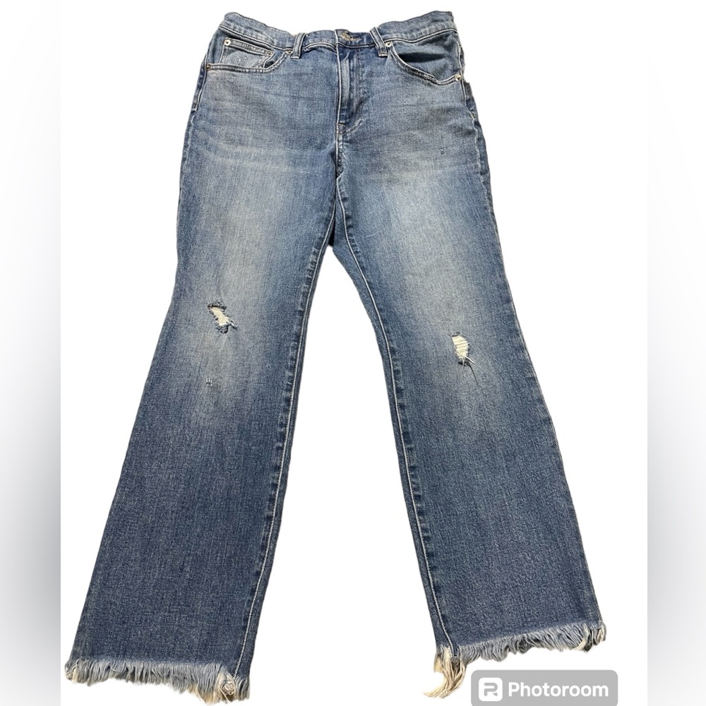 J. Crew | Women’s Slim Boyfriend Jeans | Distressed | Raw Hem | Size 27